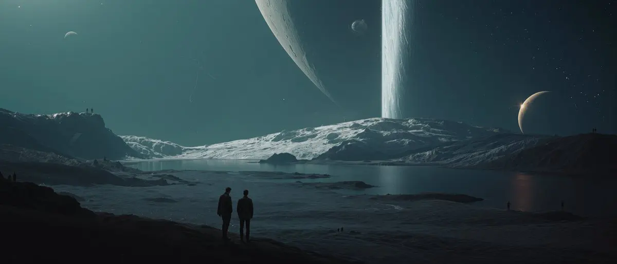 Twilight hours on the other planet