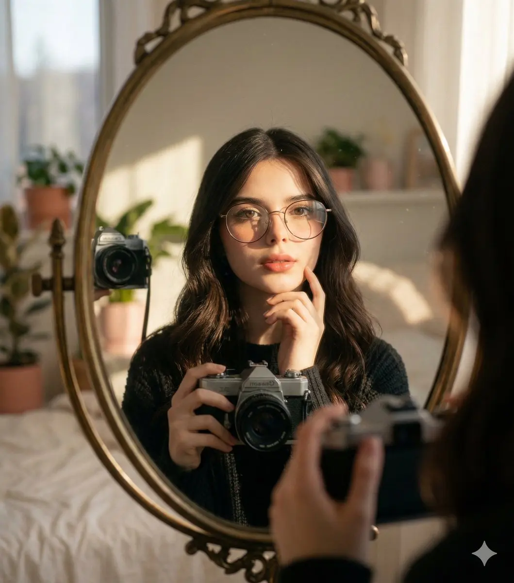 Maintain the same face and person (use attached photo for...