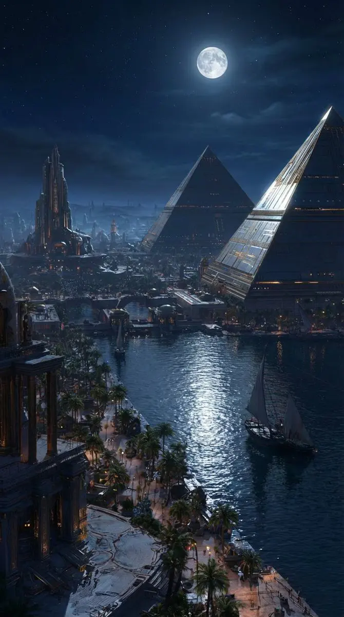 🌙✨ Where the Future Meets the Pharaohs