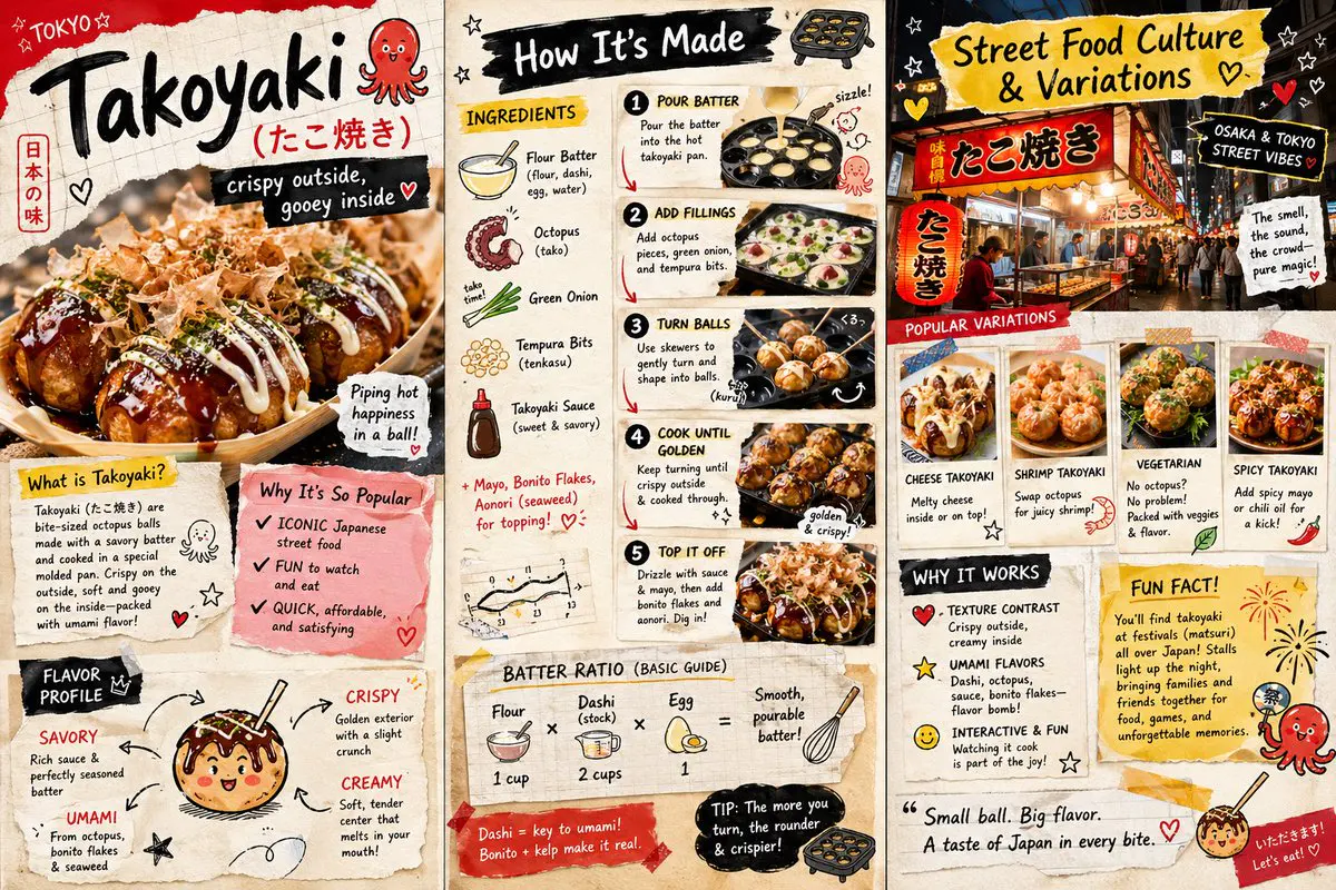 Create a vibrant, colorful 3-page zine-style infographic ...