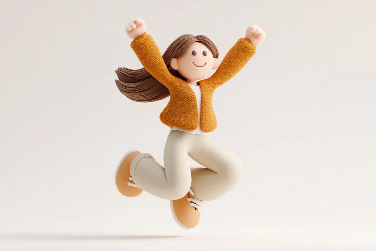 Cute 3D render of a [subject], matte surface, kneaded cla...