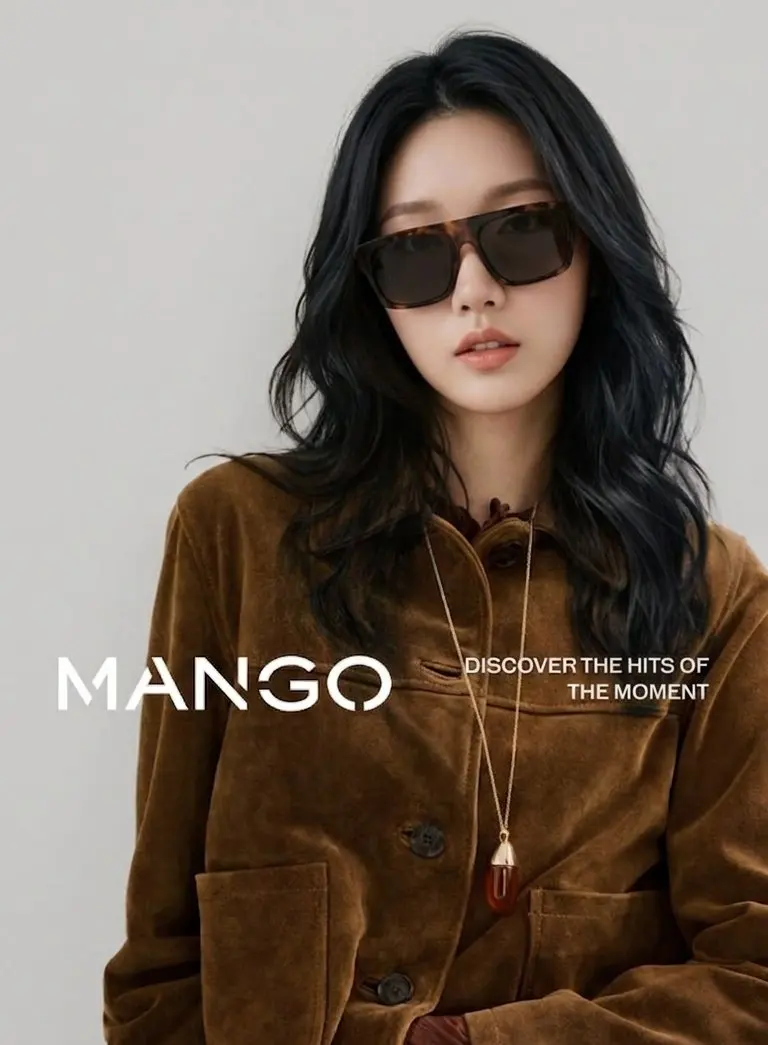 High-end fashion editorial photography, portrait of a yo...