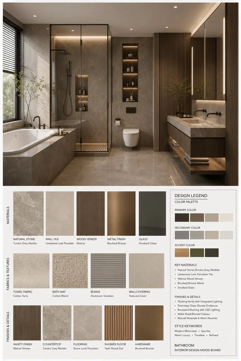 你是一名专业的室内设计 Mood Board 创作者。请基于用户提供的 [Space Type] 室内设计照片，生...