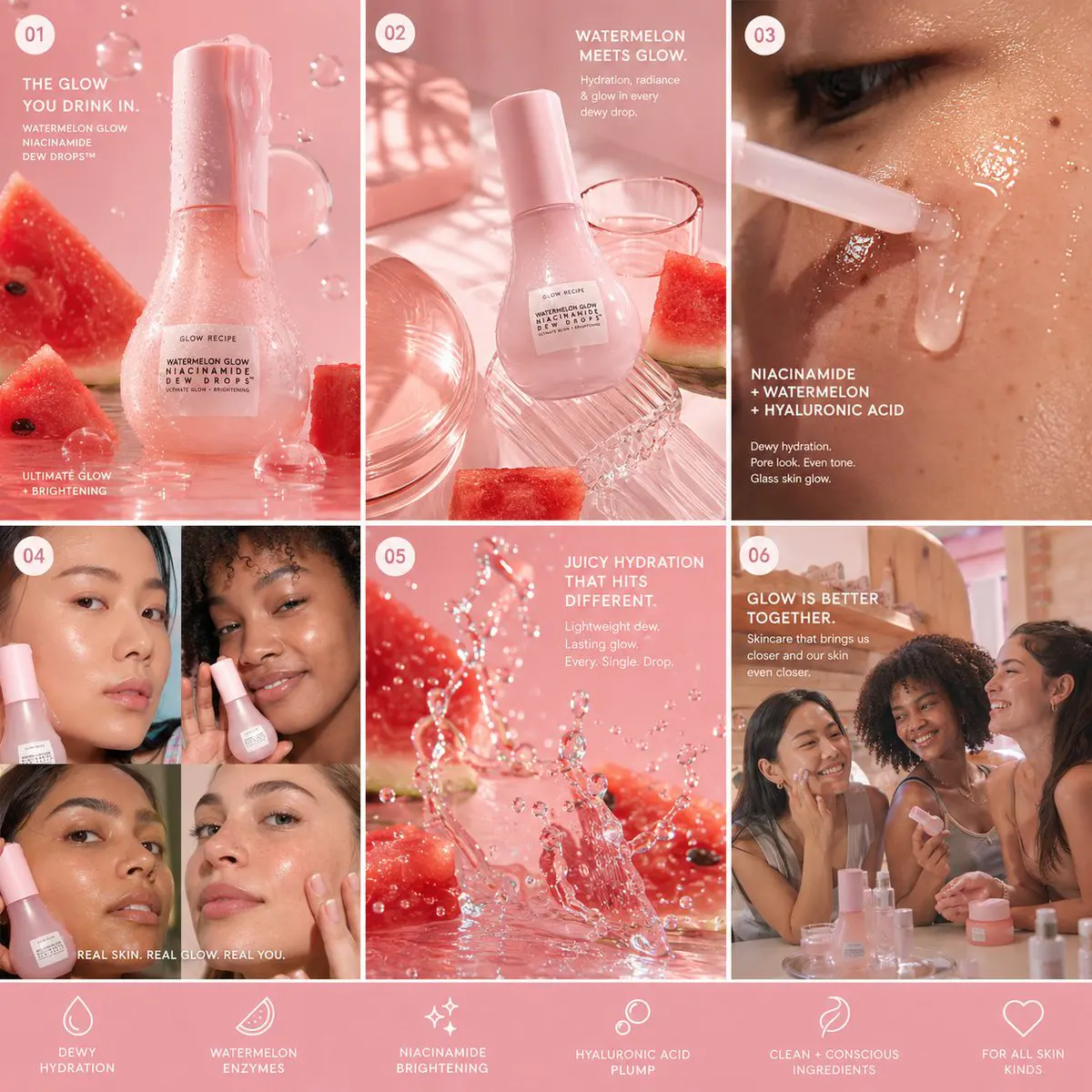 MASTER CREATIVE JUMBO PROMPT - GLOW RECIPE “REAL SKIN. DR...