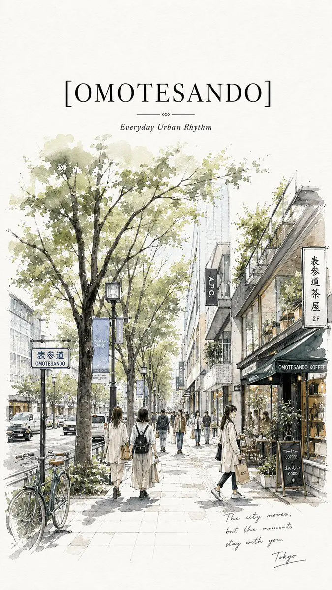 Minimalist ultra-high-resolution travel sketch poster of ...