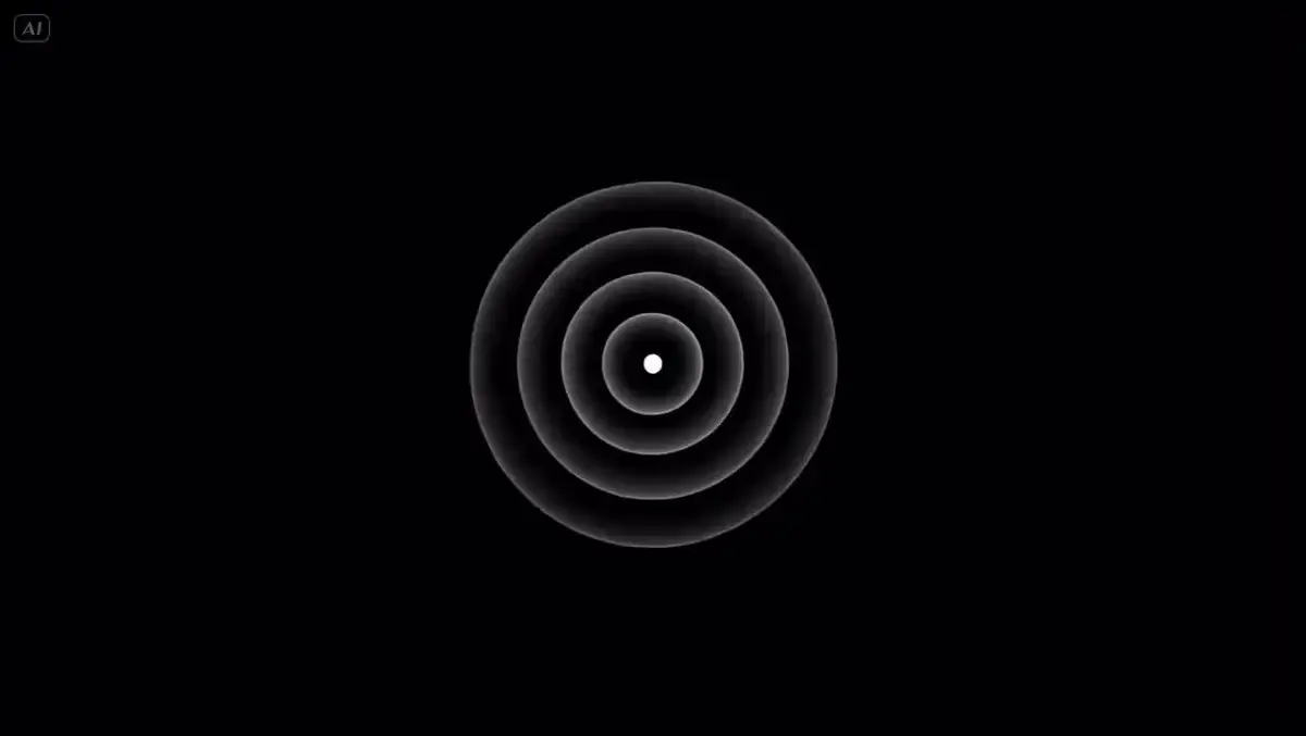Ultra-sleek motion design sequence. Pure black background...