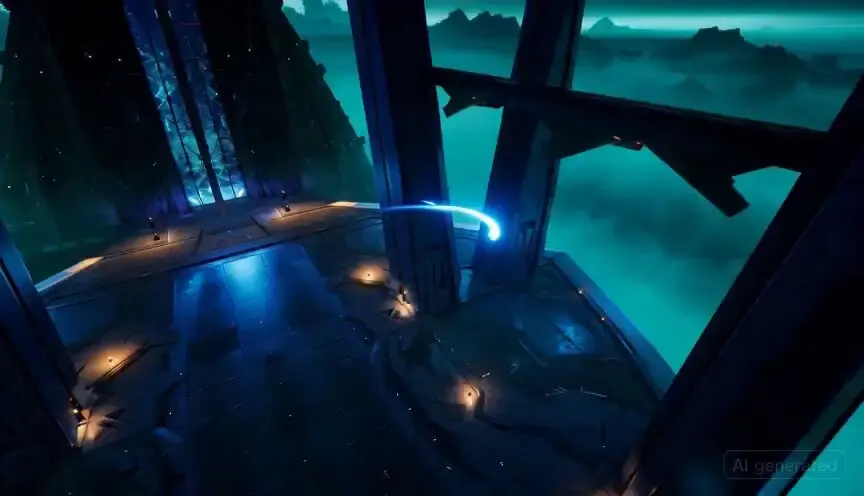 Setting: Dark fortress interior with towering metal struc...