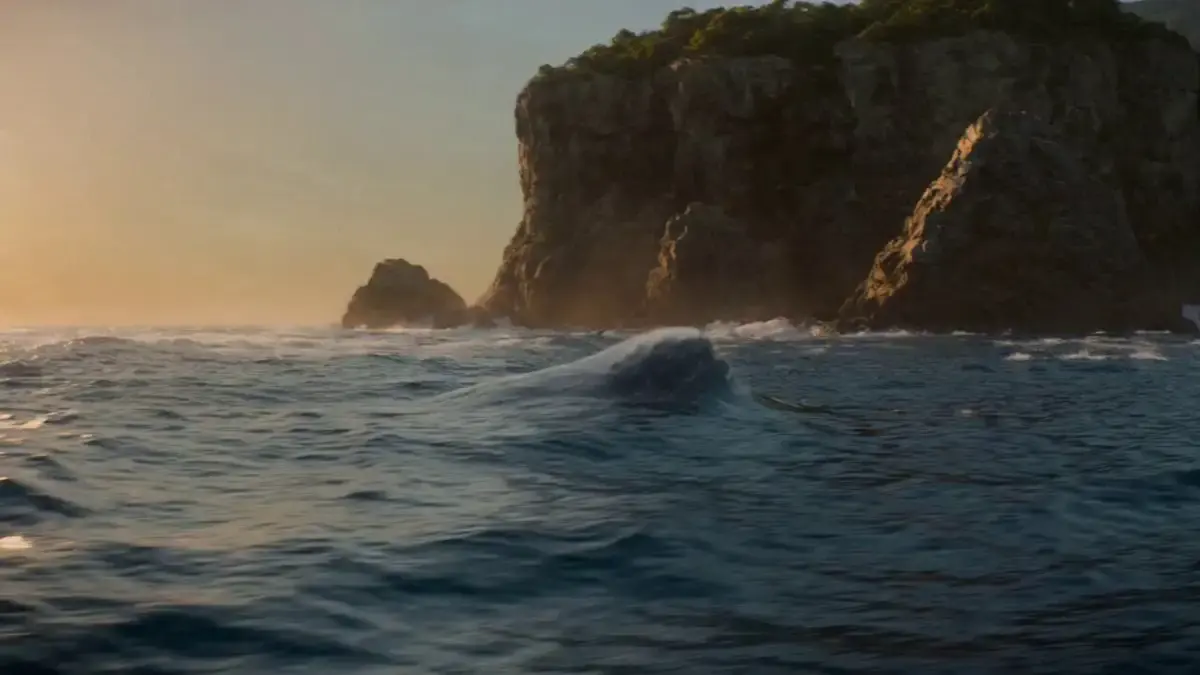 A hyper-realistic, high-octane cinematic video. A colossa...