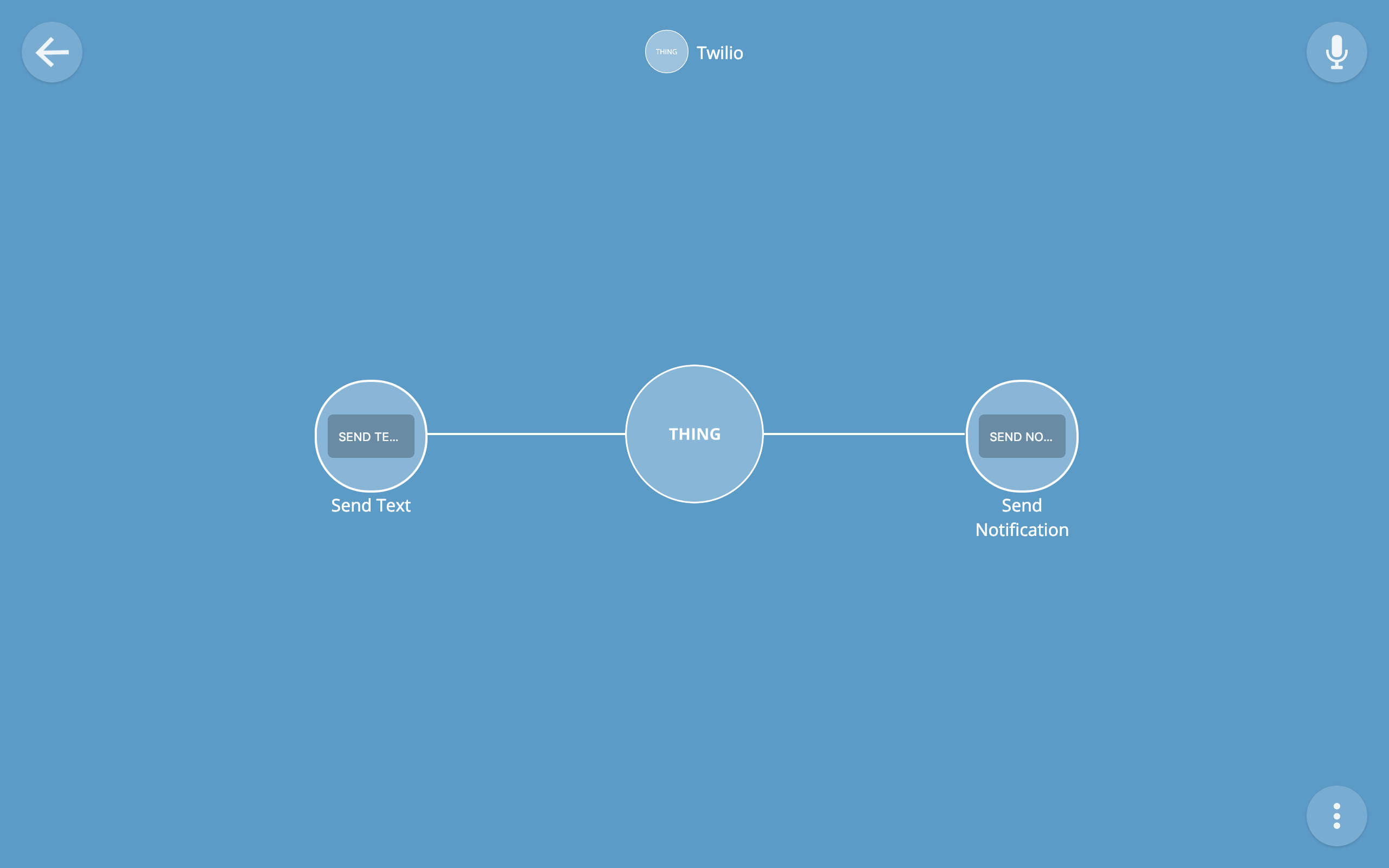 Image of the Twilio Thing's detail page