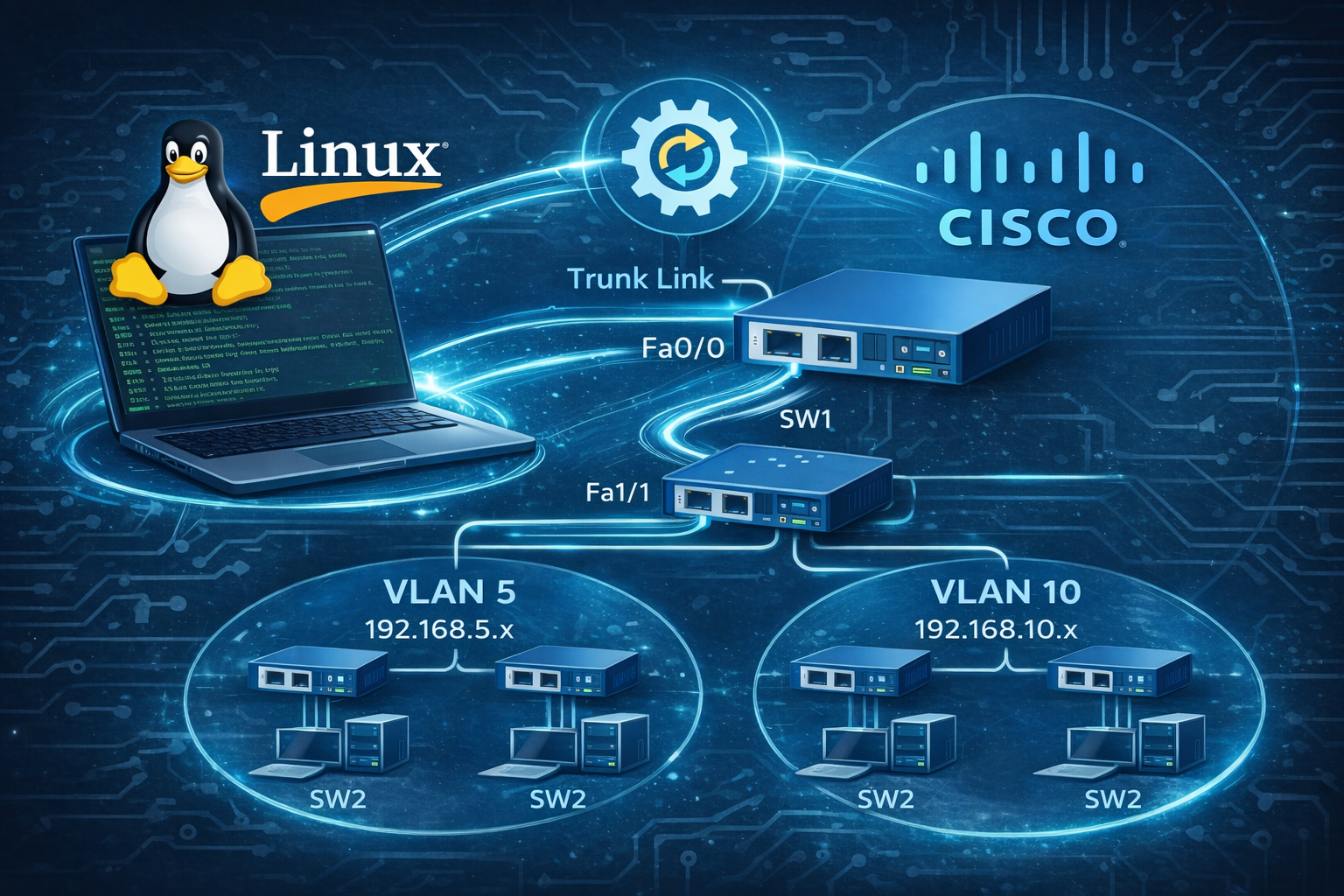 Router on a Stick Lab