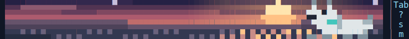 Pixel pets in the VS Code terminal