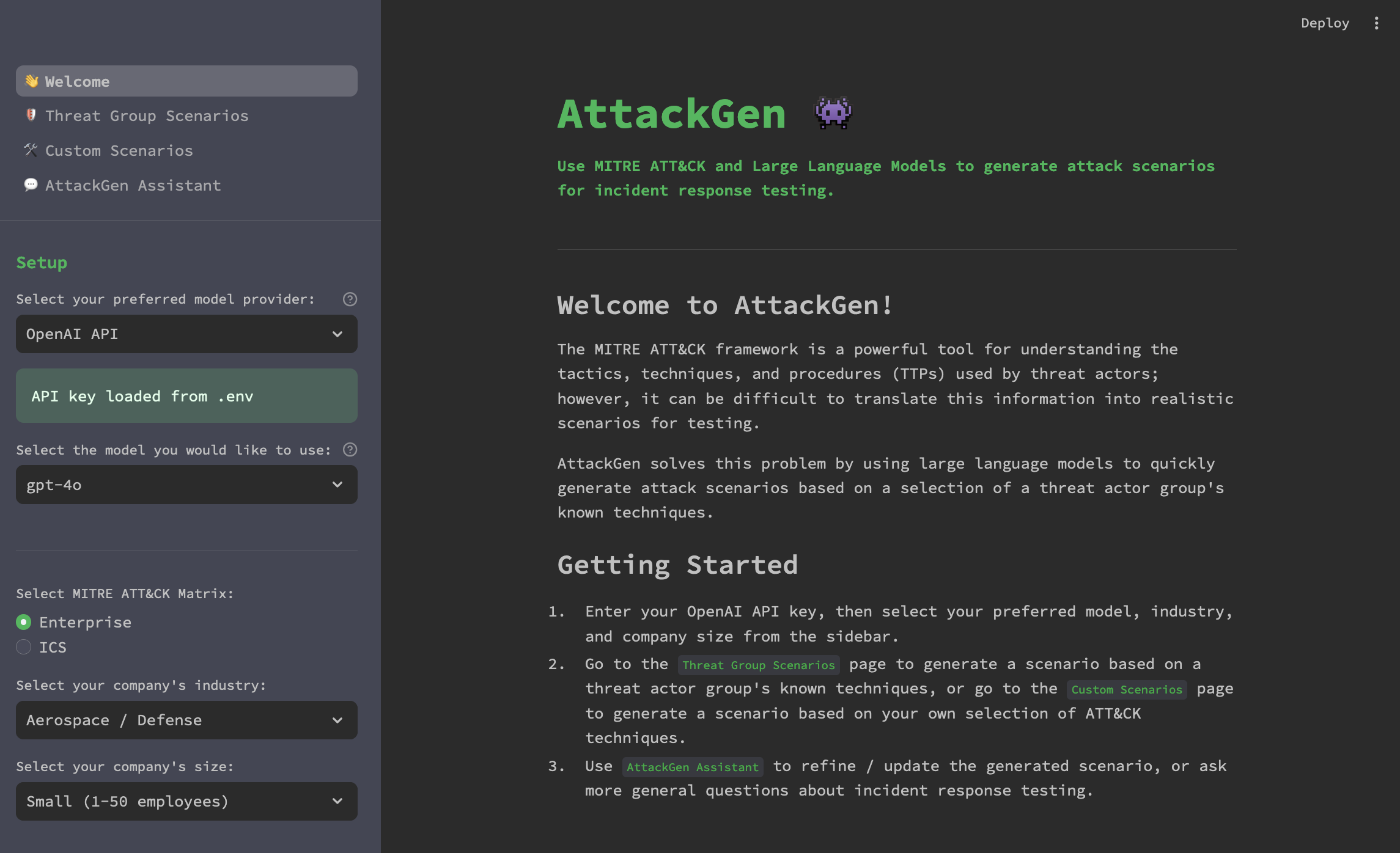 Attackgen