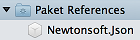 Paket References folder in Solution window