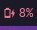 The logibar face in the Omarchy bar
