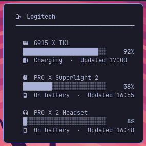 A monochrome tooltip