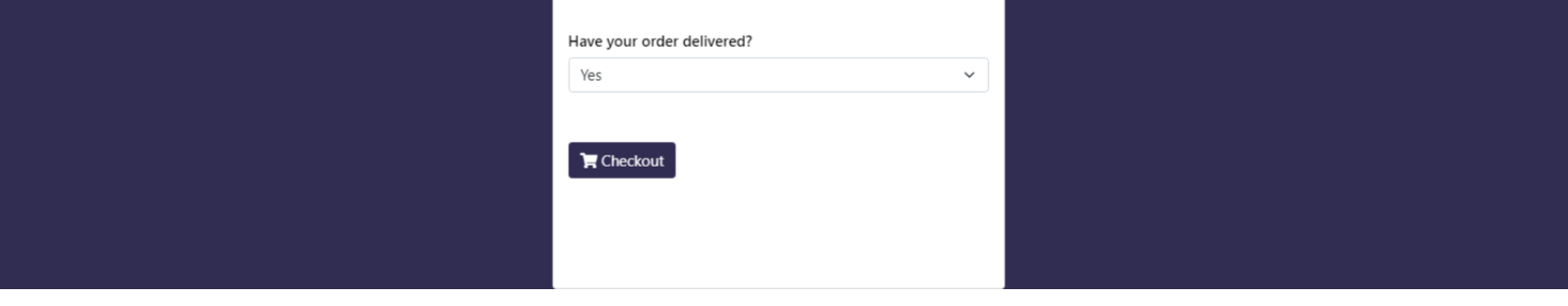 Delivery Options