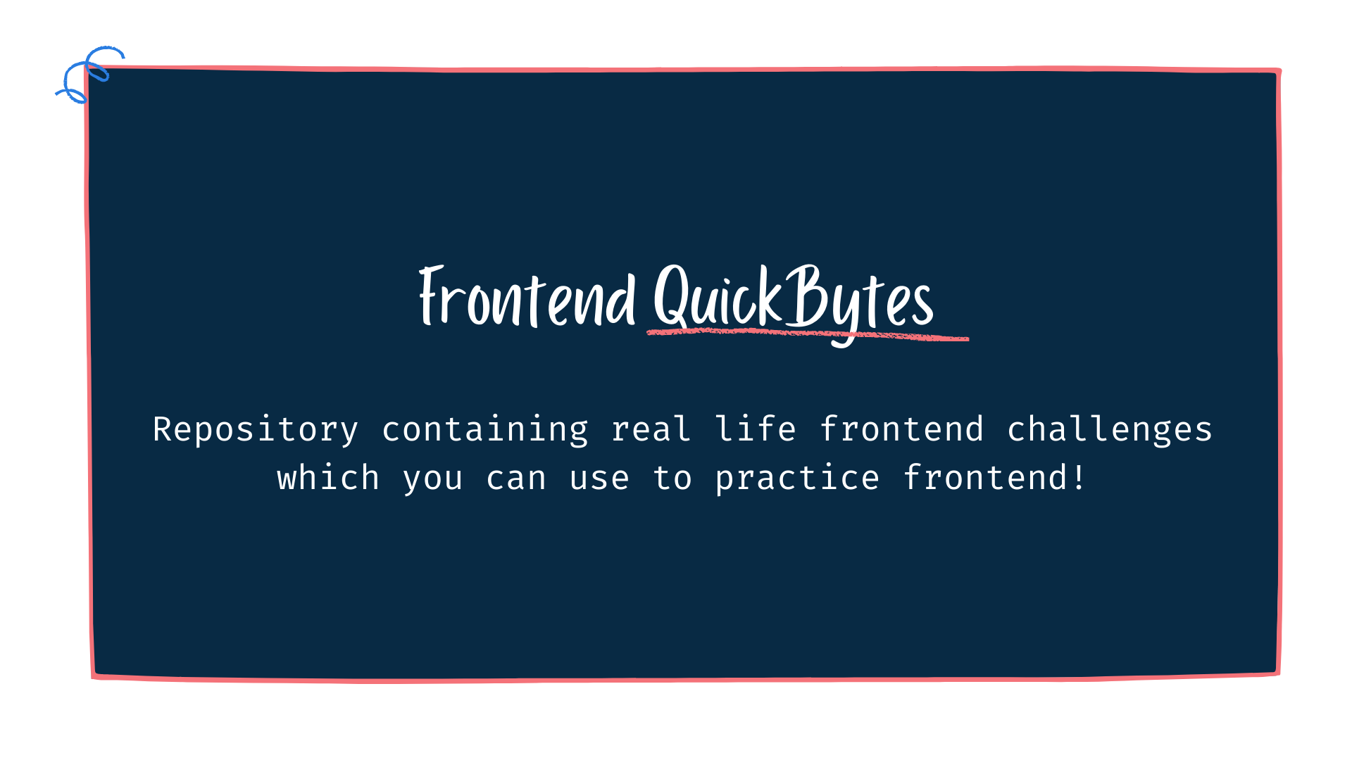 Frontend QuickBytes