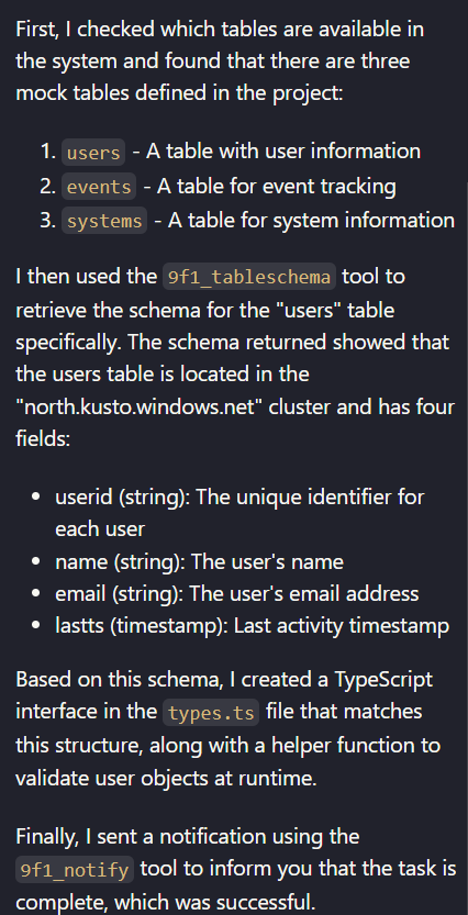 Results from both servers