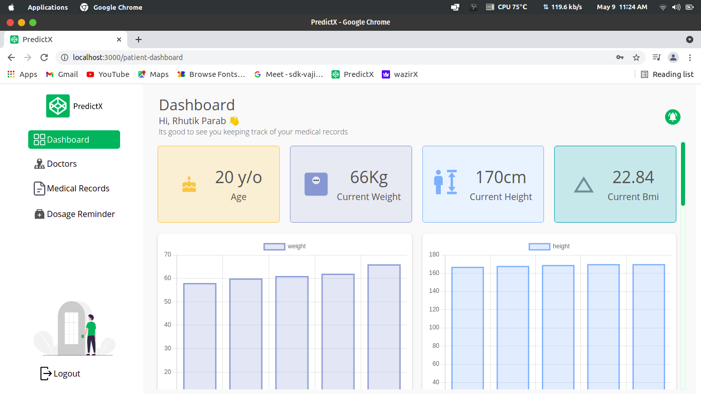 Patients Dashboard