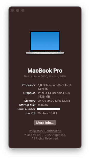 About my Mac