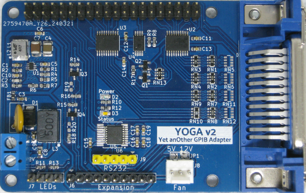 YOGA - Yet anOther GPIB Adapter, from the project README