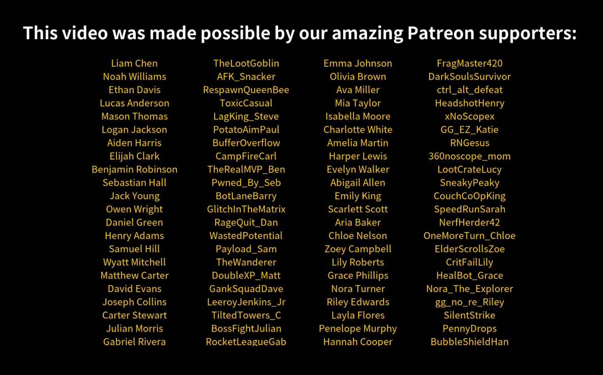 Generated Credits