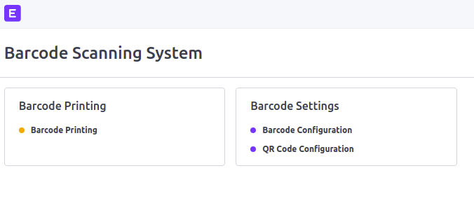 Barcode Scanning System