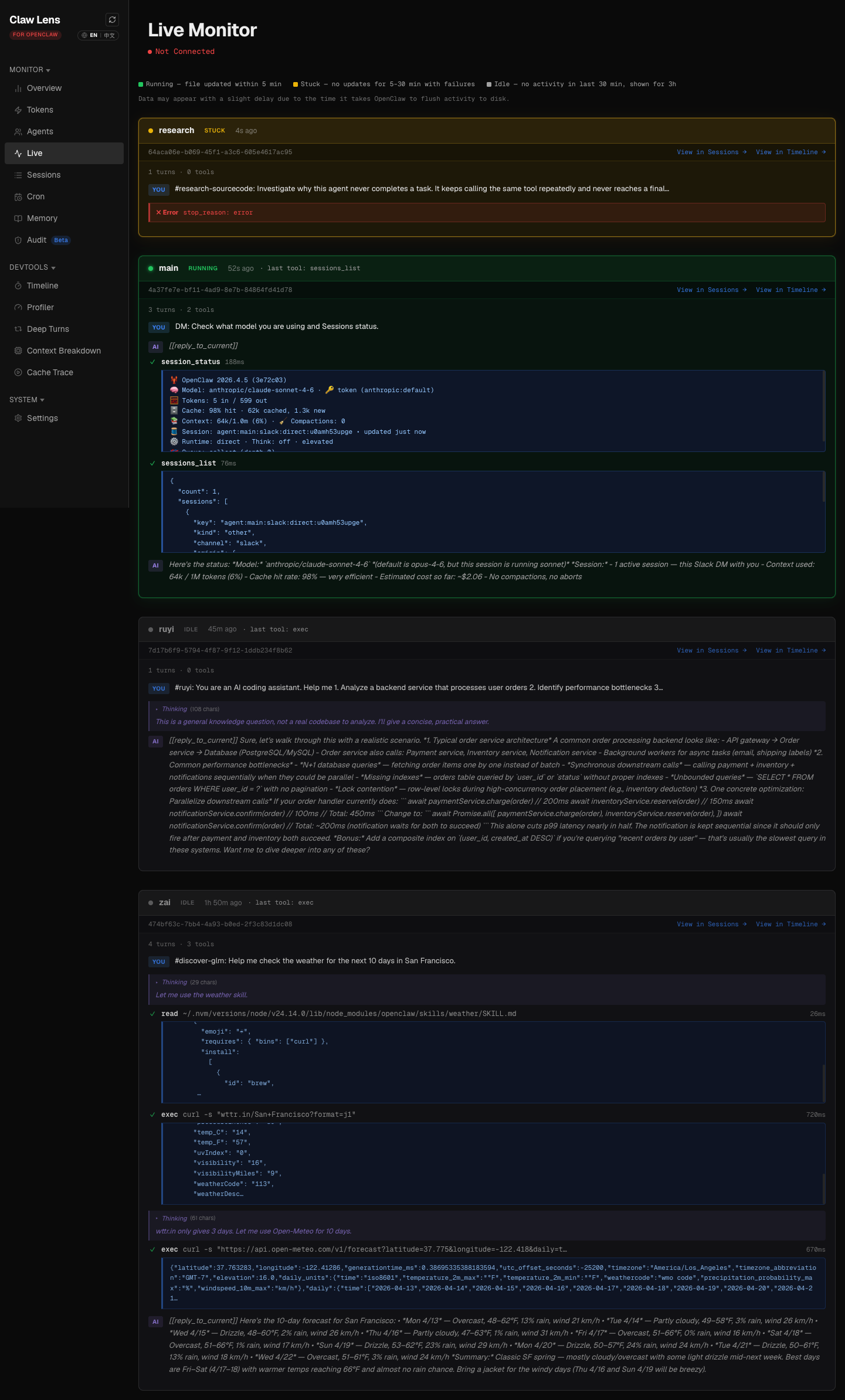 Live Monitor