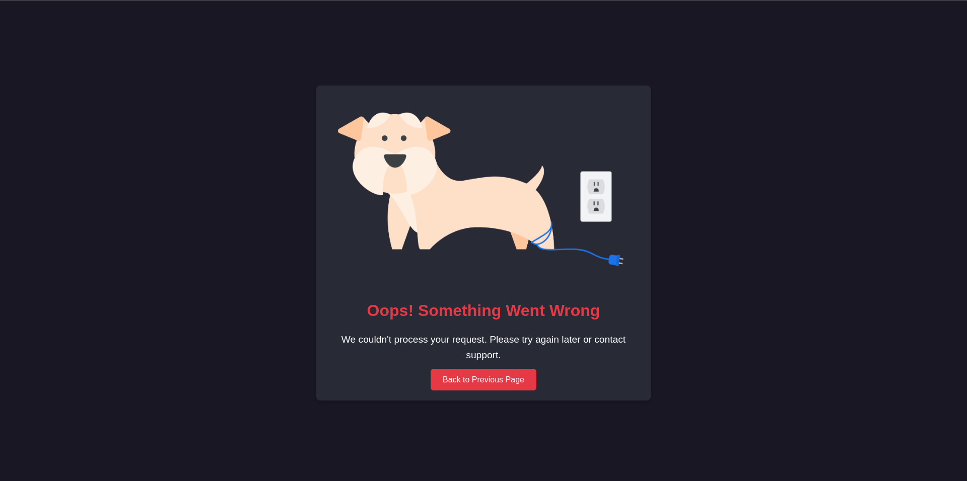 Error Page