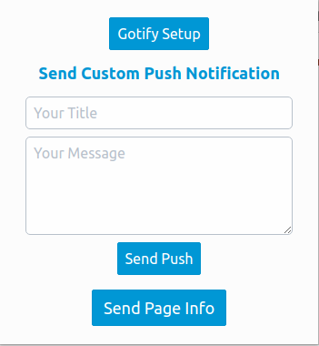 Gotify Push browser extension