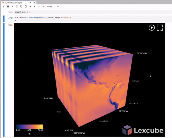 Lexcube Demo GIF