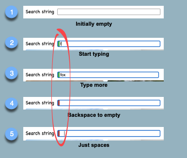 input validation feedback