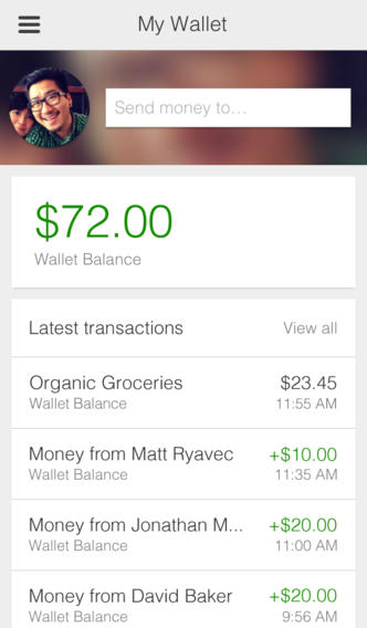 Google Wallet iOS App: Wallet