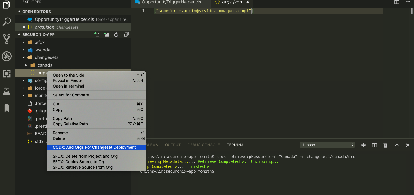 Add orgs for depolyments