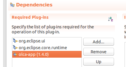 Add the olca-app bundle to the plugin dependencies