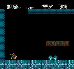 Captain Falcon in World 1-2