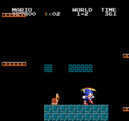 Sonic from Sonic 3 & Knuckles in World 1-2