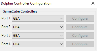 Controller settings