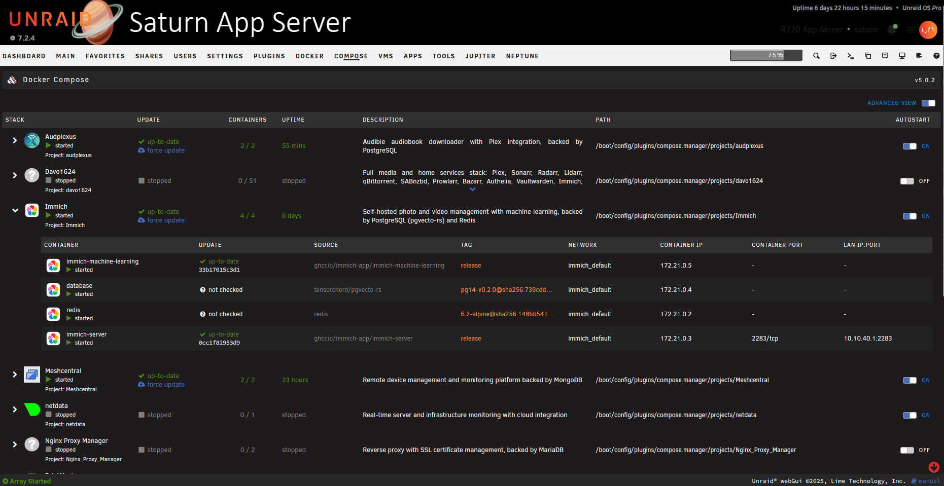 Compose Manager UI