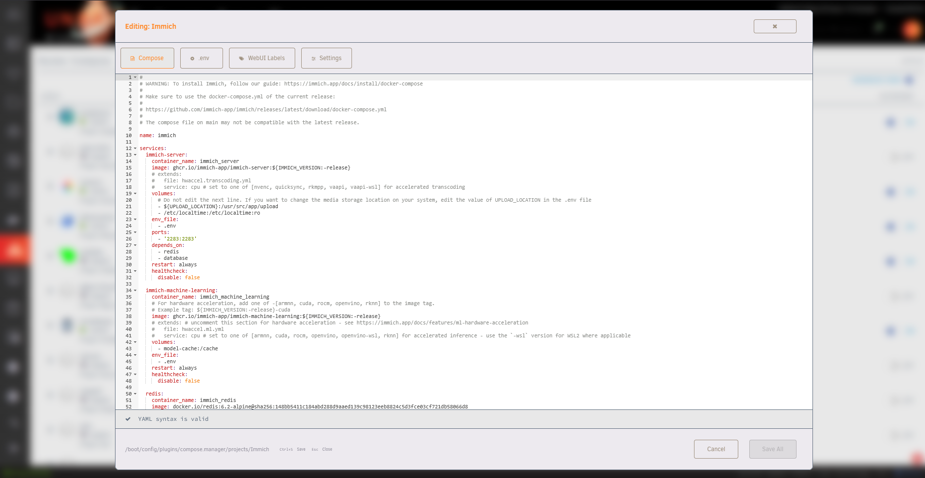 Editor - Compose Tab with the Azure theme applied