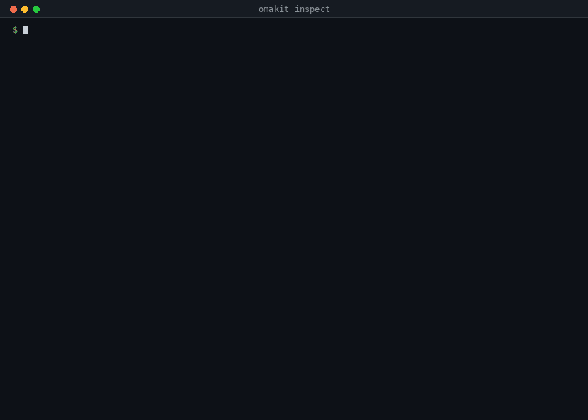 Recorded terminal showing inspect ranking two long functions and listing the review class observed in a fixture
