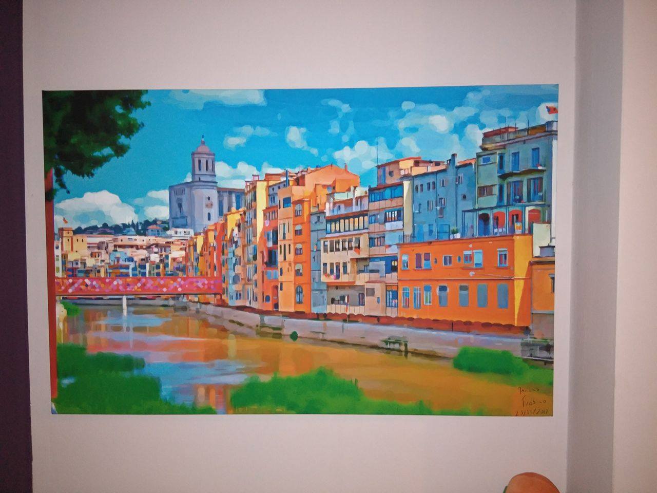 Image printed on a Canvas