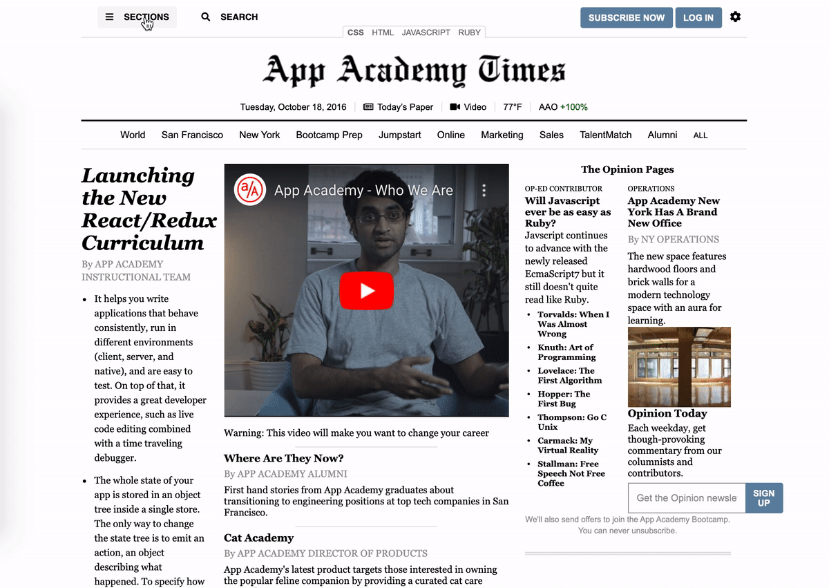 App Academy Times