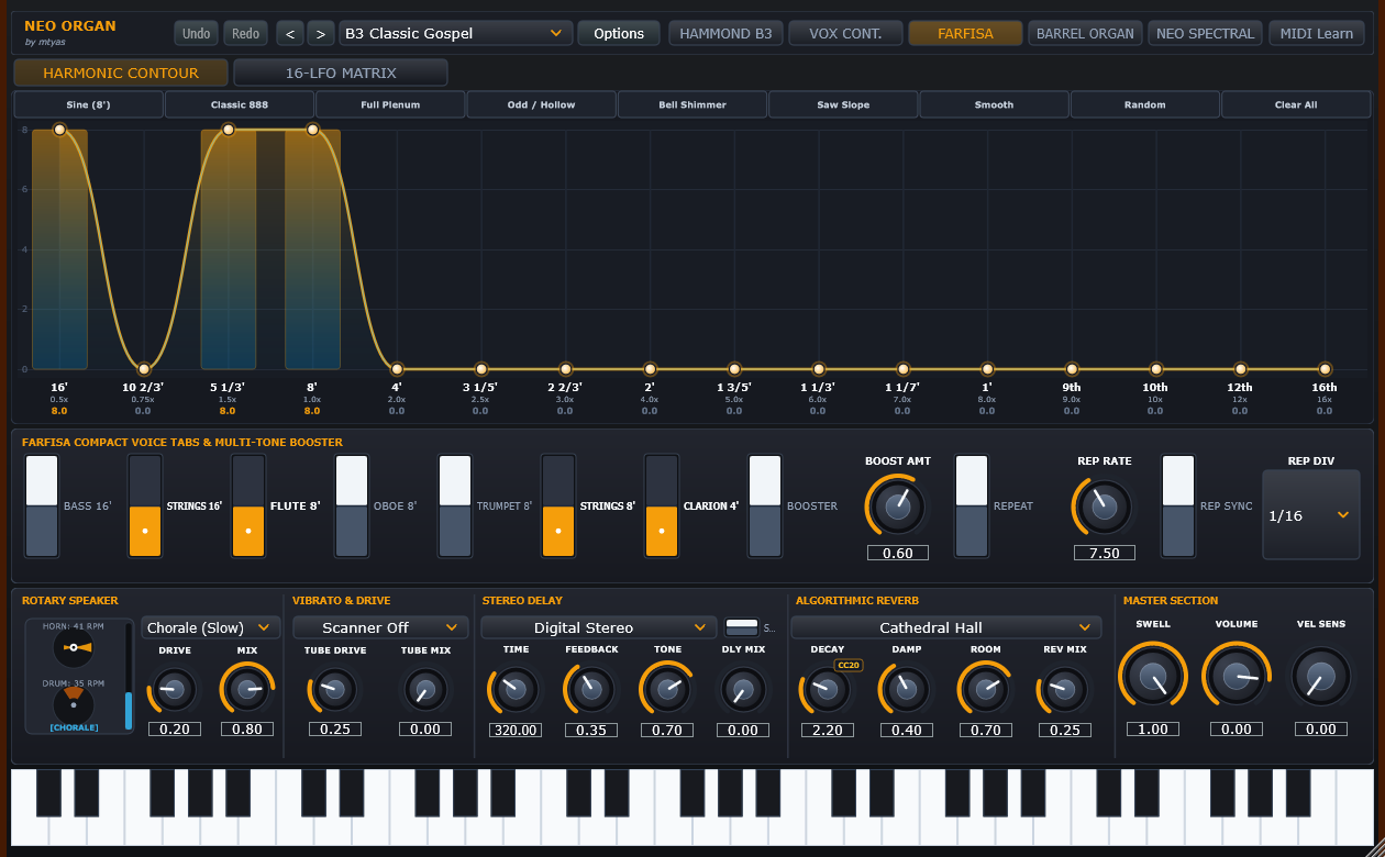 NeoOrgan Farfisa Transistor View