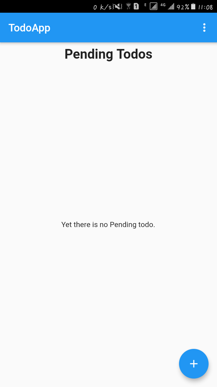 There is no pending todo