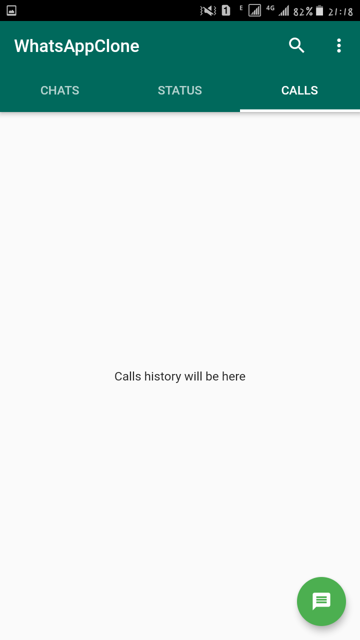 Calls Screen