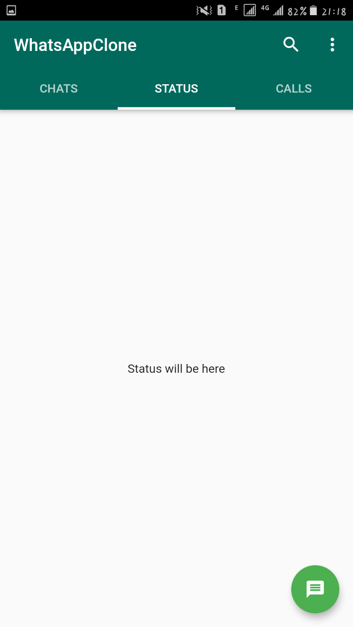 Status Screen