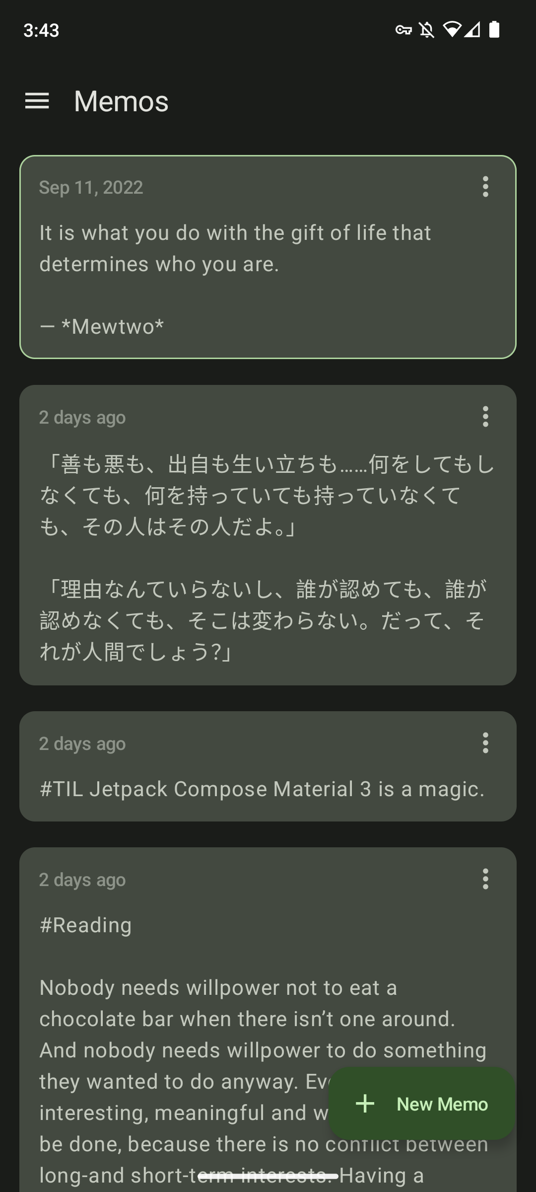 Screenshot 5 of Moe Memos — opens full size