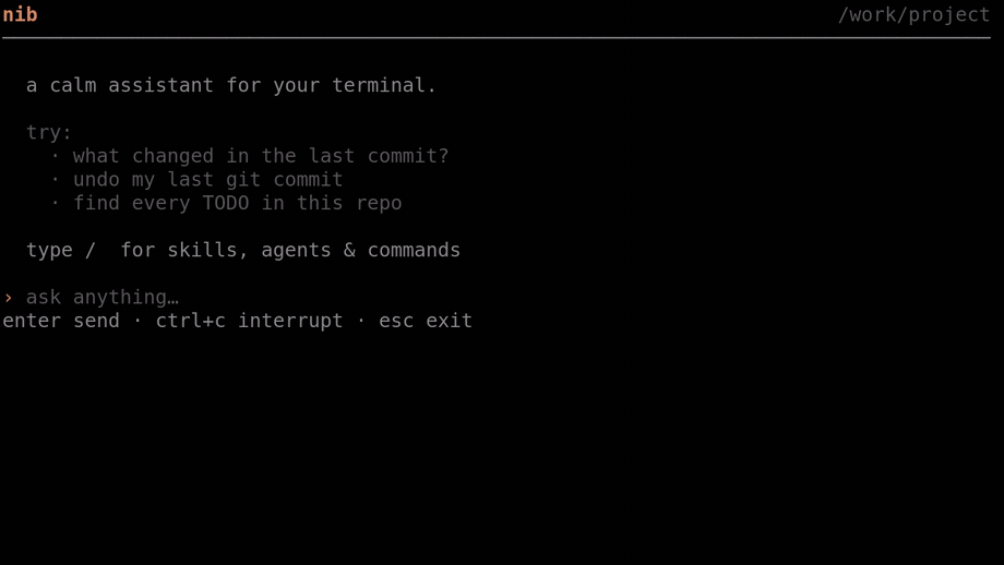 nib delegating to the explore sub-agent, with the jobs footer
