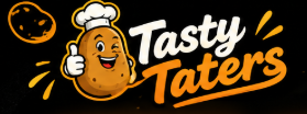 Tasty Taters potato chef logo